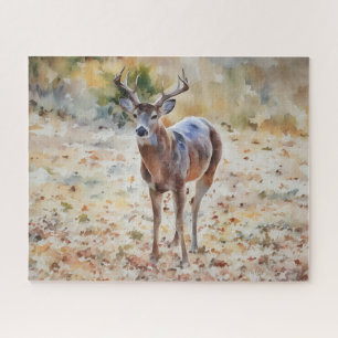 Big Buck Wild Deer Animal Art Puzzel