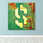 Big Bucks Canvas Afdruk (Insitu (Houten vloer))