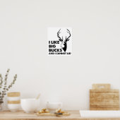 Big Bucks Funny Poster (Keuken)