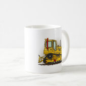 Big Bulldozer Dozer Coffee Mok (Voorkant rechts)