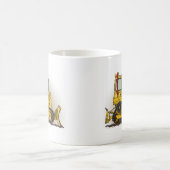 Big Bulldozer Dozer Coffee Mok (Center)