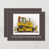 Big Bulldozer Dozer Kaart (Voorkant / Achterkant)