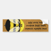 Big Bumble Bee Custom Bumpersticker (Voorkant)