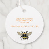 Big Bumble Bee Retail Bedankjes Labels (Achterkant)