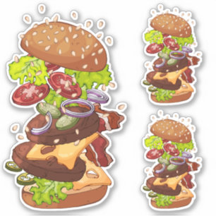 Big Burger Sticker
