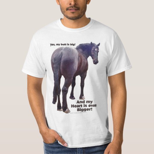 Big Butt Percheron T-shirt (Voorkant)