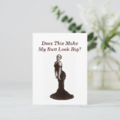 Big Butt Post Card Briefkaart (Staand voorkant)