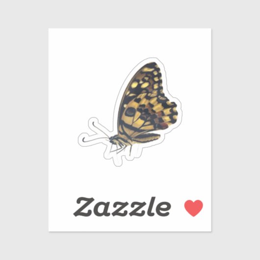  Big butterfly, vinyl sticker (Feuille)