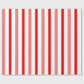 Big Candy Cane Stripes Cadeaupapier (Vlak)
