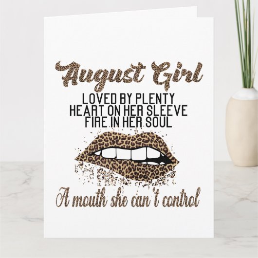 Big Card (8,5 x 11 inch) Kaart (Voorkant)