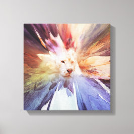 Big Cat Canvas Afdruk