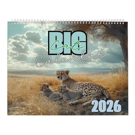 Big Cat Kalender 2025 (Hoes)