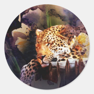 Big Cat Ronde Sticker