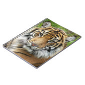 Big Cat Sumatran Tiger Foto Notitieboek (Linkerzijde)