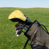 "Big Cheese" Holey Swiss Cheese Funny Golf Golfheadcover (Insitu)