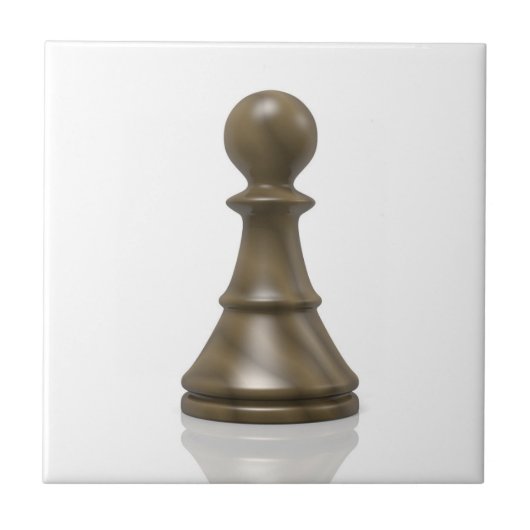 Big Chess pawn Tegeltje (Voorkant)
