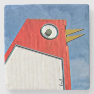 Big Chicken Atlanta Marietta Marble Stone Onderzet Stenen Onderzetter