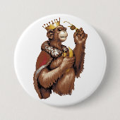 Big Chimpin Ronde Button 7,6 Cm (Voorkant)