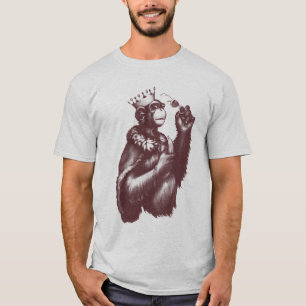 Big Chimpin' (zwart-wit) T-shirt