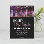 Big City Big Lights Prom High School Invitation (Debout devant)