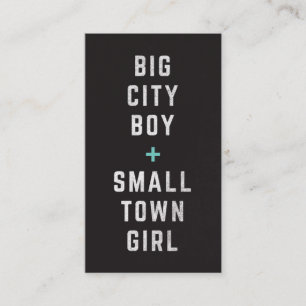 Big City Boy + Small Town Girl Jack & Jill Ticket