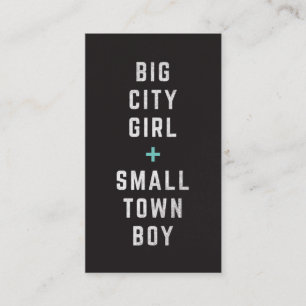 Big City Girl + Small Town Boy Jack & Jill Ticket