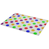 Big Colorful Polka Dots Snijplank (Hoek)