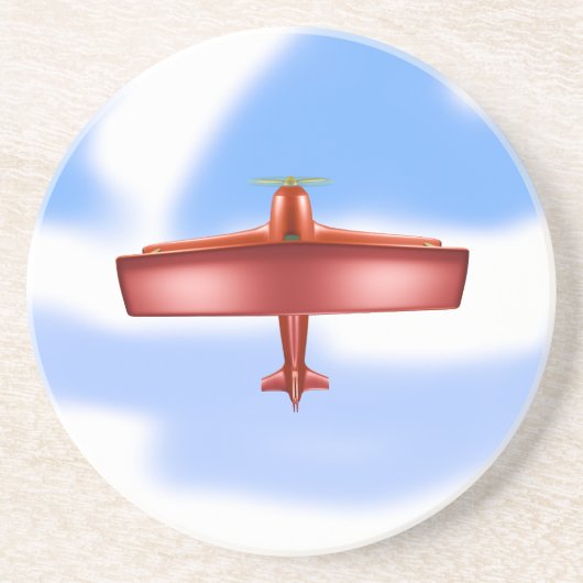 Big Cool Adventurous Flying Sandstone Onderzetter (Voorkant)