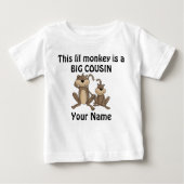 Big Cousin Monkey-gepersonaliseerd Shirt (Voorkant)