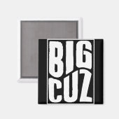 Big Cousin Pregnancy Announcement Matching New Cou Magneet (Voorkant / Achterkant)