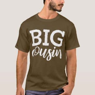 Big Cousin voor jongens en meisjes grappige famili T-shirt
