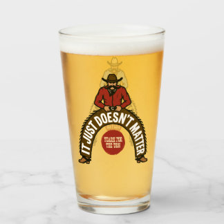 Big Cowboys Red & Blue Glas