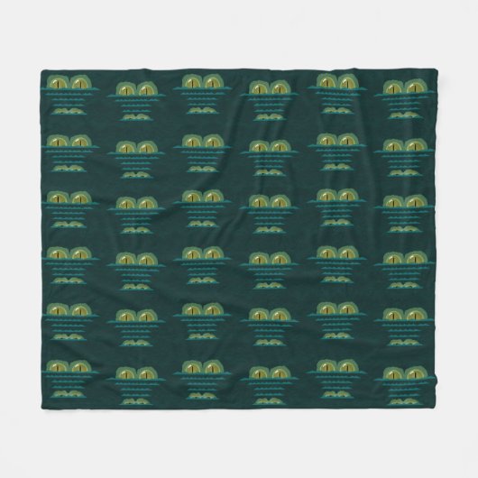 Big Croc Fleece Blanket Deken (Voorkant (Horizontaal))