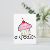 Big Cupcake Briefkaart (Staand voorkant)