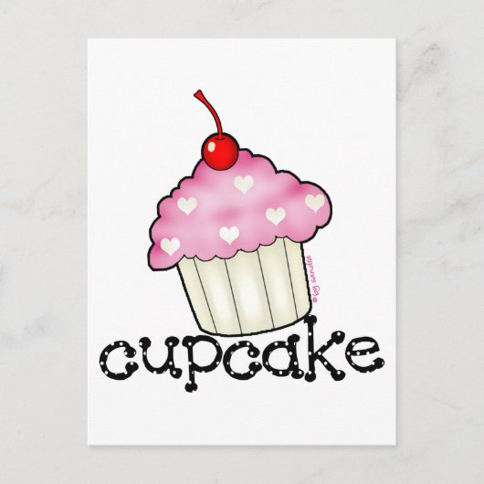 Big Cupcake Briefkaart (Voorkant)