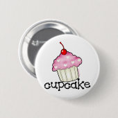 Big Cupcake Ronde Button 5,7 Cm (Voorkant /achterkant)
