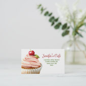 Big Cupcakes visitekaartje (Staand voorkant)