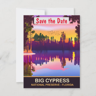 Big Cypress, Floride, Carte postale de voyage