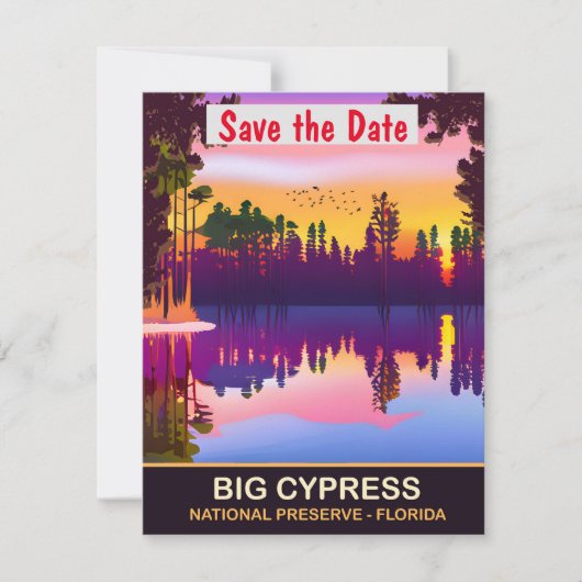 Big Cypress, Floride, Carte postale de voyage (Devant)