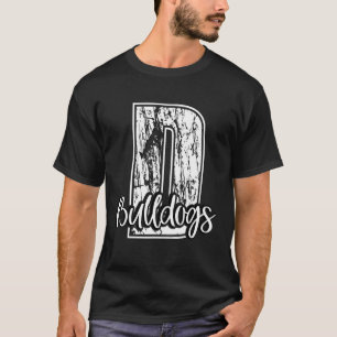 Big D Bulldogs School Sport Fan Team Spirit Masco T-shirt