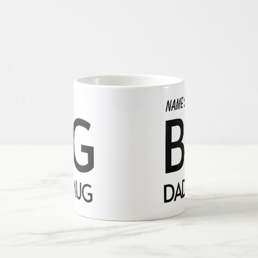 Big Dad Mok Funny Vaderdag Coffee Mok (Center)