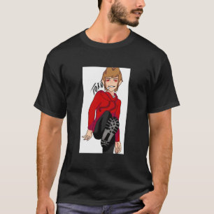 Big Dad Tord- Eddsworld Fited V-Neck T-shirt