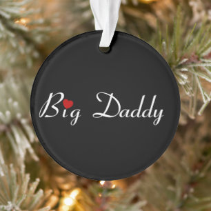 Big Daddy avec l'Ornement du Coeur Rouge