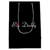 Big Daddy avec Red Heart Medium Cadeau sac (Dos)