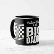 Big Daddy met jouw naam in witte tekst op zwart