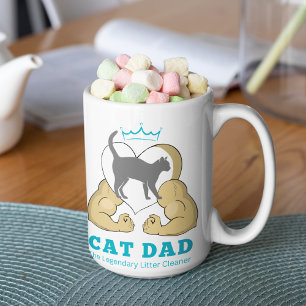 Big Daddy Spierarmen met een kat in het hart Koffiemok