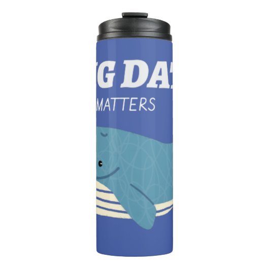 Big Data grootte doet ertoe Thermosbeker (Voorkant)