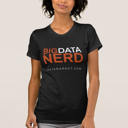 Big data nerd t-shirt (Voorkant)