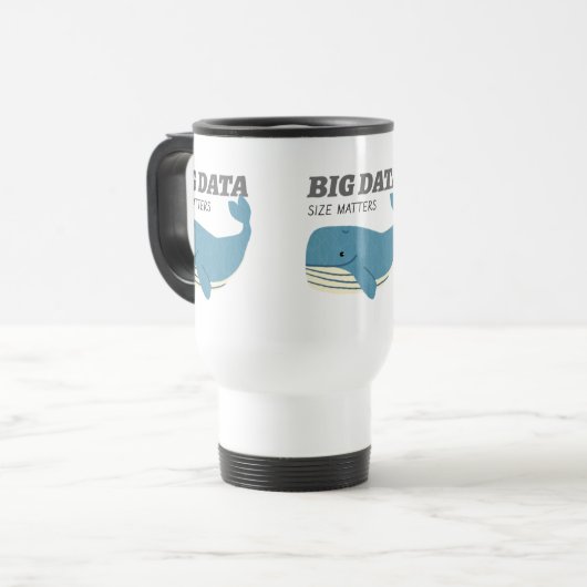 Big Data taille important Mug (Devant gauche)
