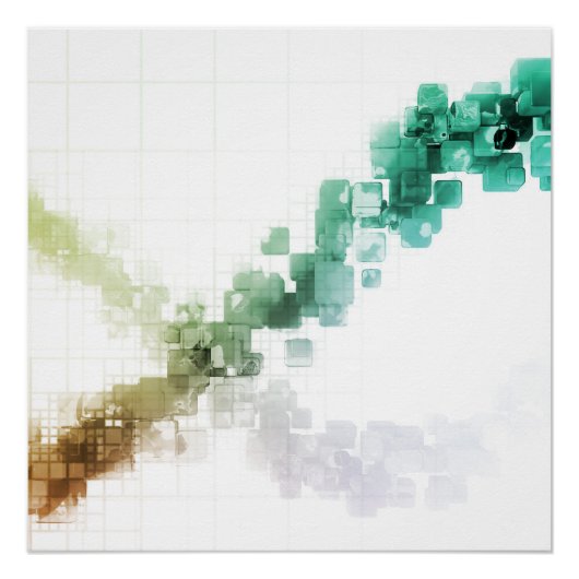 Big Data Visualization Analytics-technologie Perfect Poster (Voorkant)